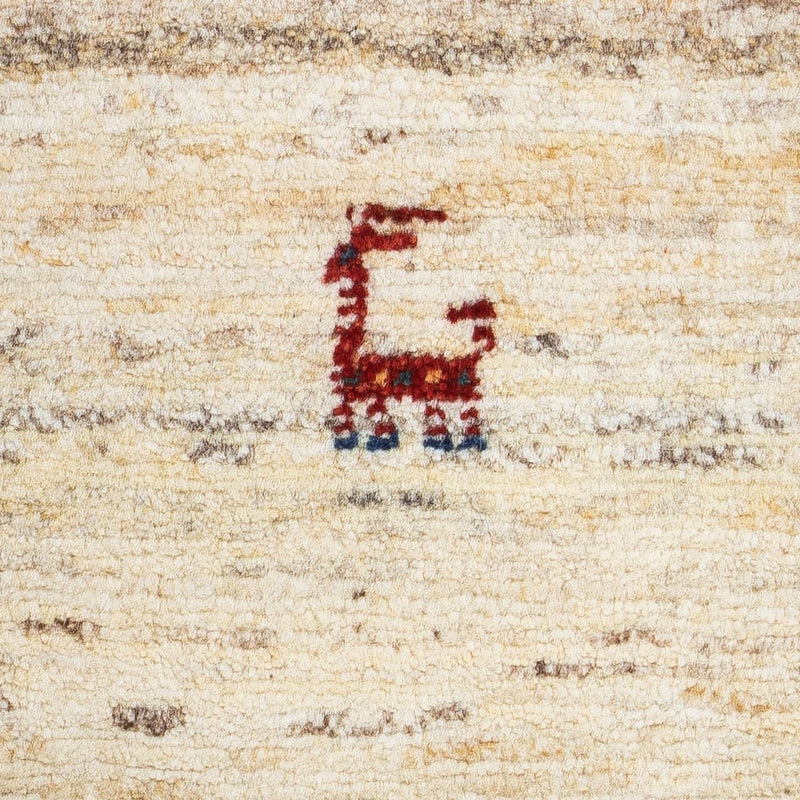Gabbeh tapijt - Perzisch - 60 x 40 cm - beige