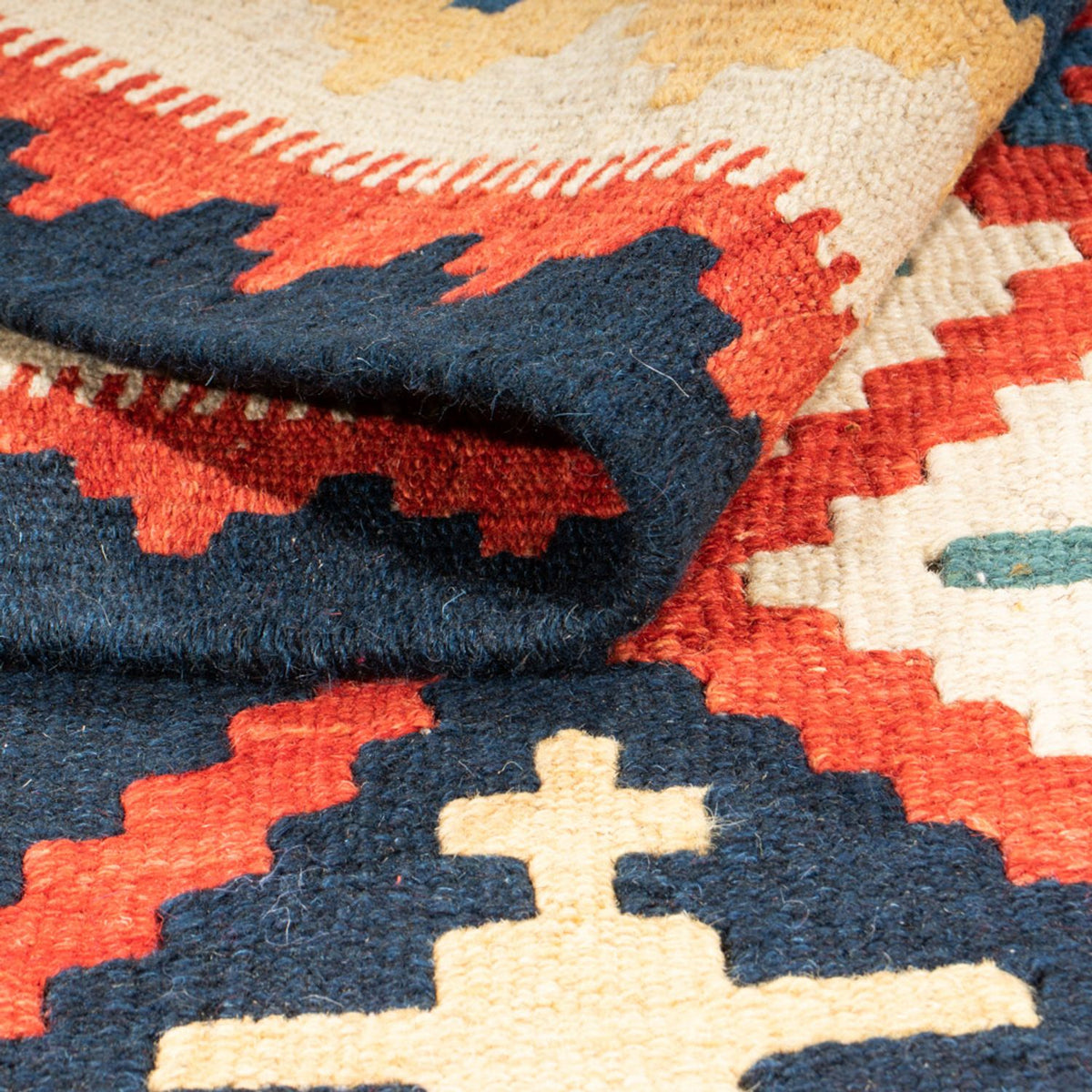 Kelim tapijt - Oosters - 145 x 108 cm - veelkleurig