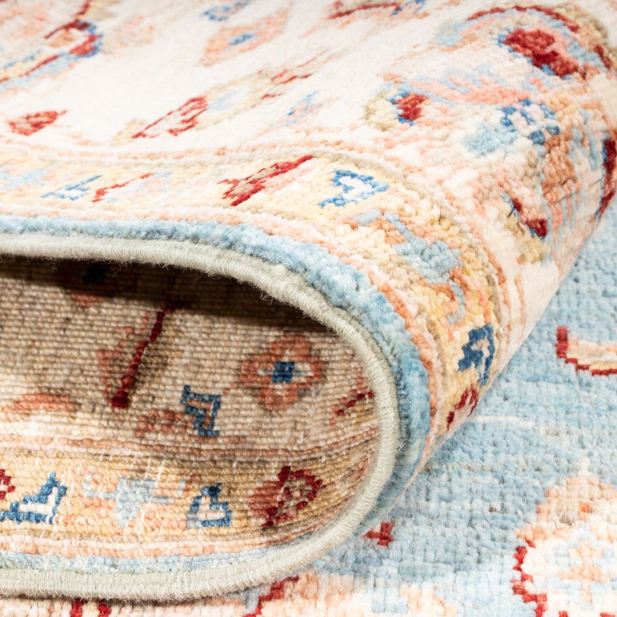 Ziegler tapijt - 181 x 126 cm - lichtblauw