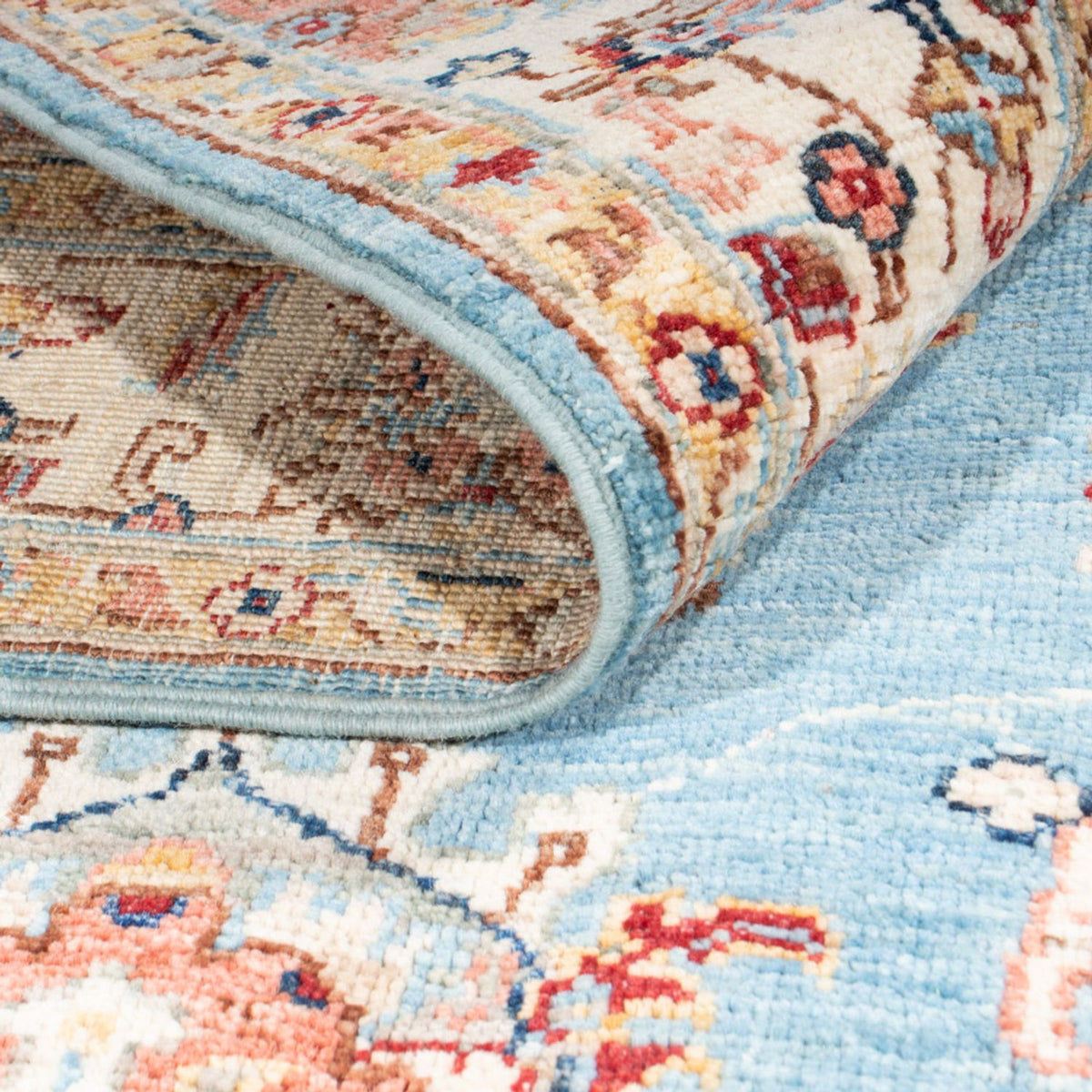 Ziegler tapijt - 186 x 123 cm - lichtblauw