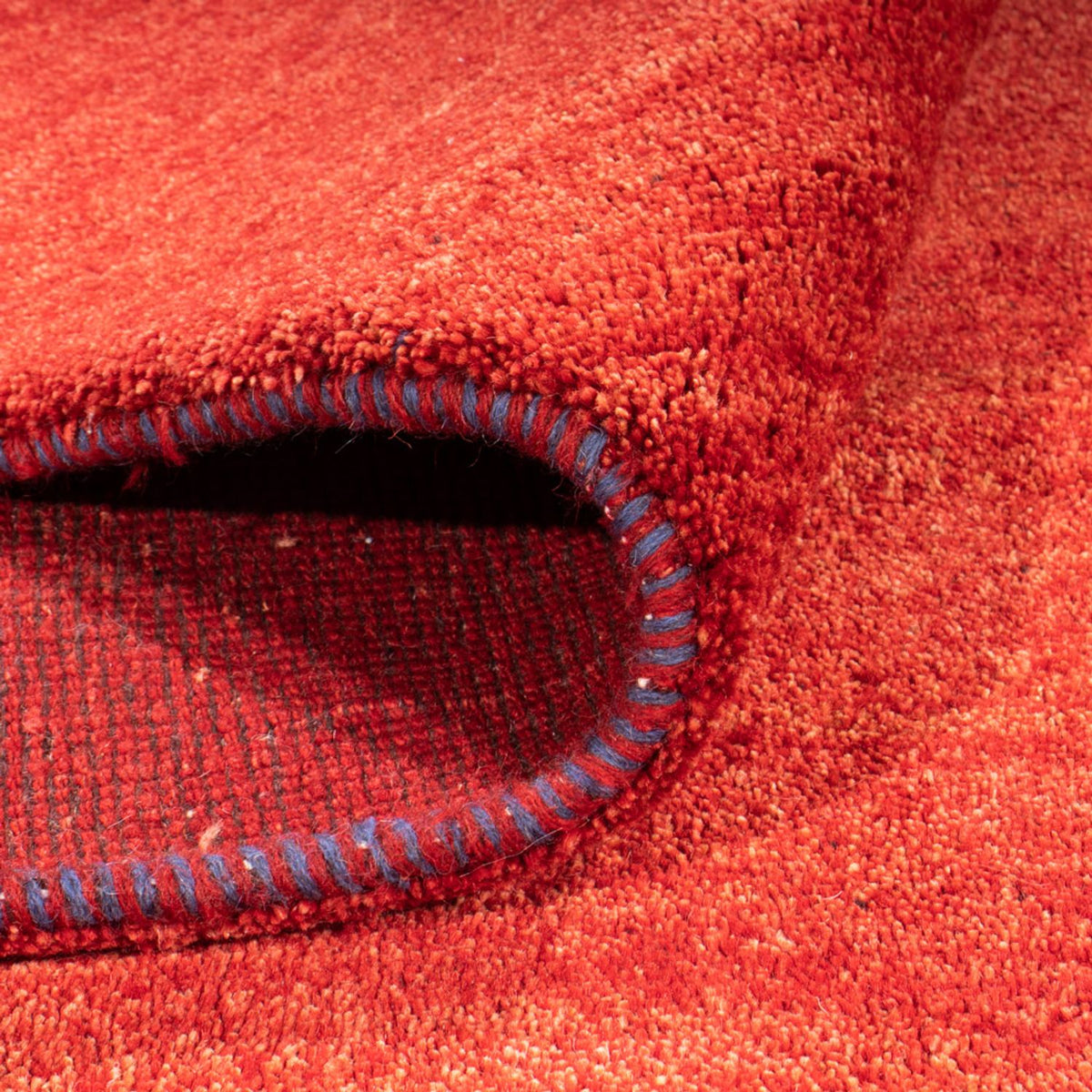 Gabbeh Tapijt - Loribaft Perzisch - 406 x 300 cm - donkerrood