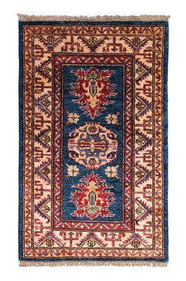 Ziegler Tapijt - Kazak - 97 x 61 cm - blauw