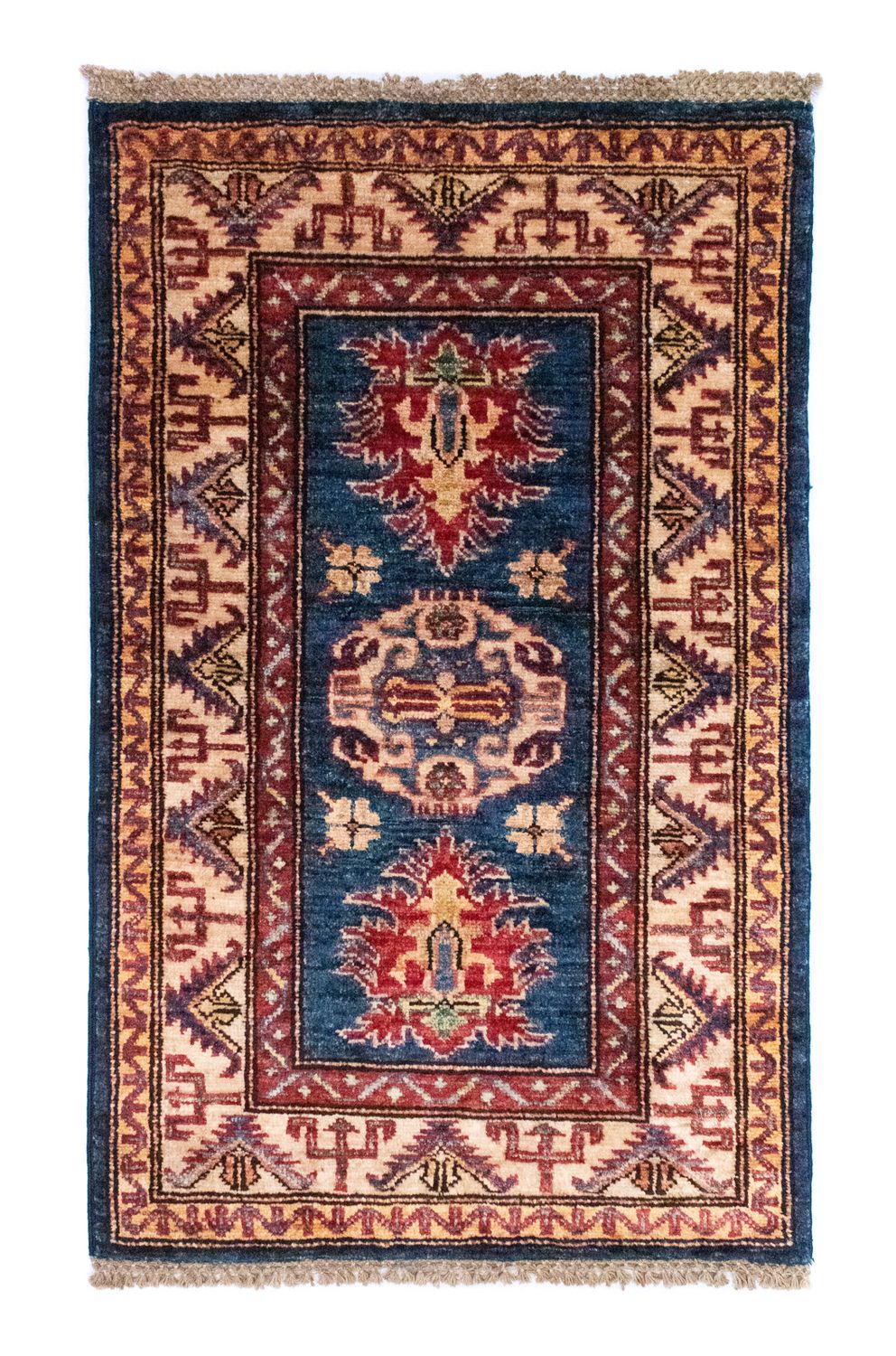 Ziegler Tapijt - Kazak - 97 x 61 cm - blauw