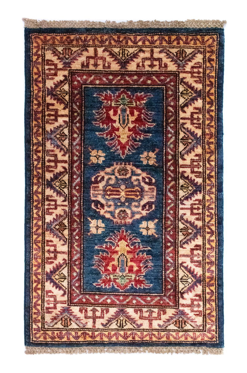 Ziegler Tapijt - Kazak - 97 x 61 cm - blauw