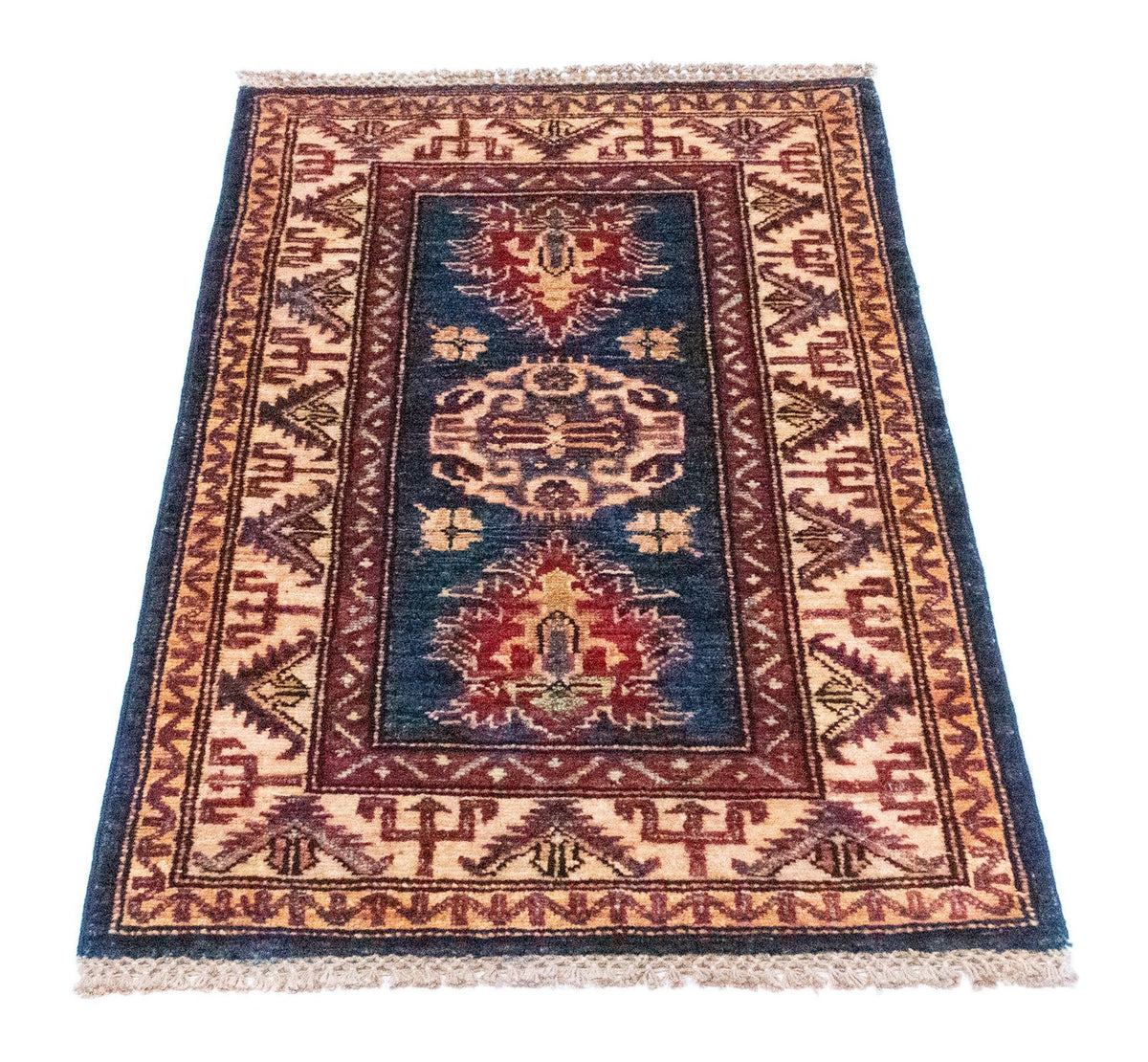 Ziegler Tapijt - Kazak - 97 x 61 cm - blauw