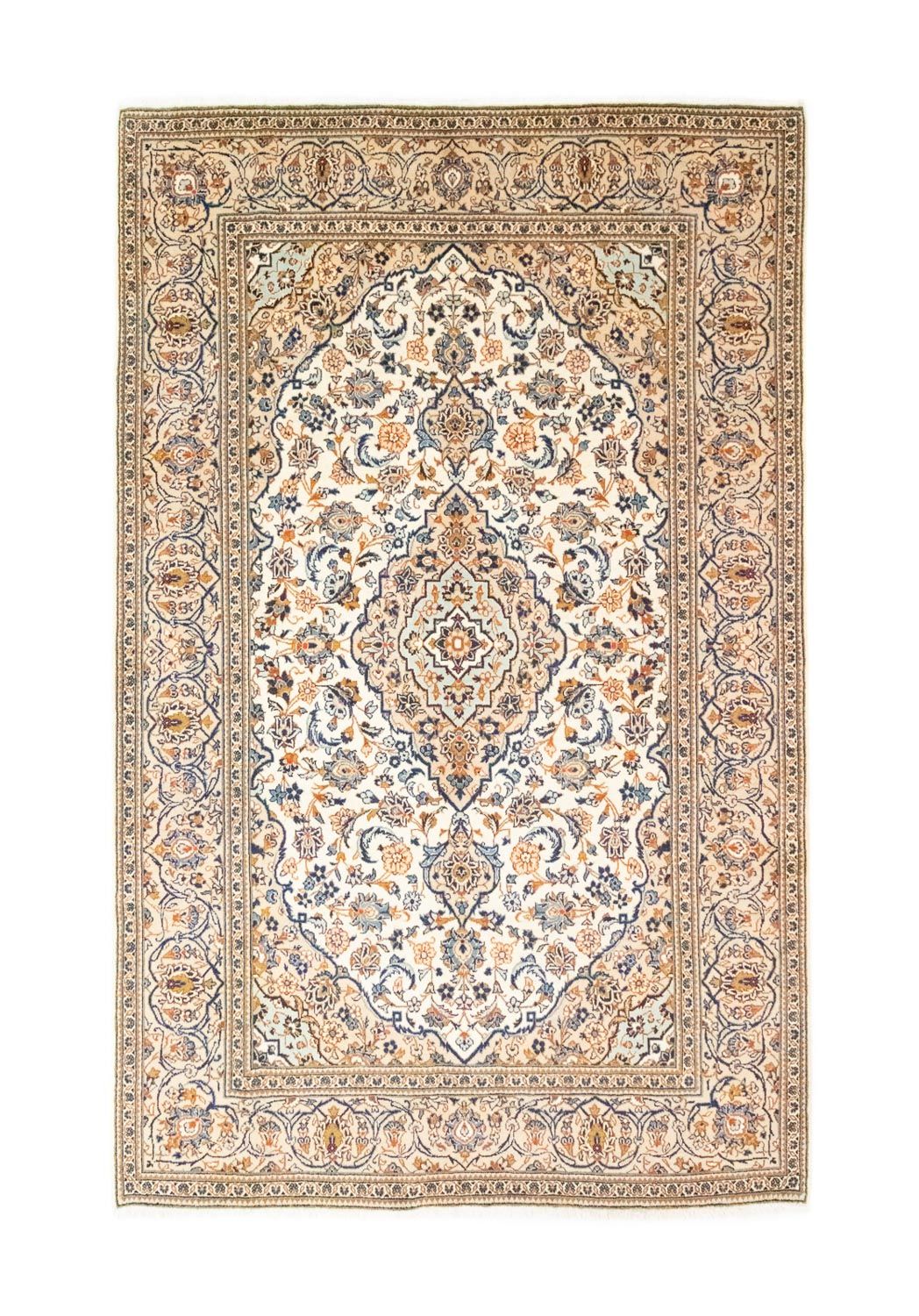 Perzisch tapijt - Keshan - 309 x 195 cm - blauw