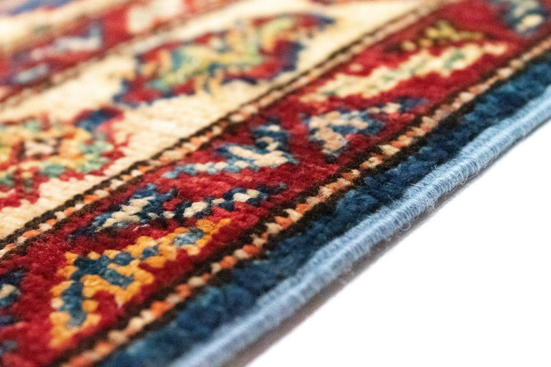 Ziegler Tapijt - Kazak - 97 x 65 cm - blauw