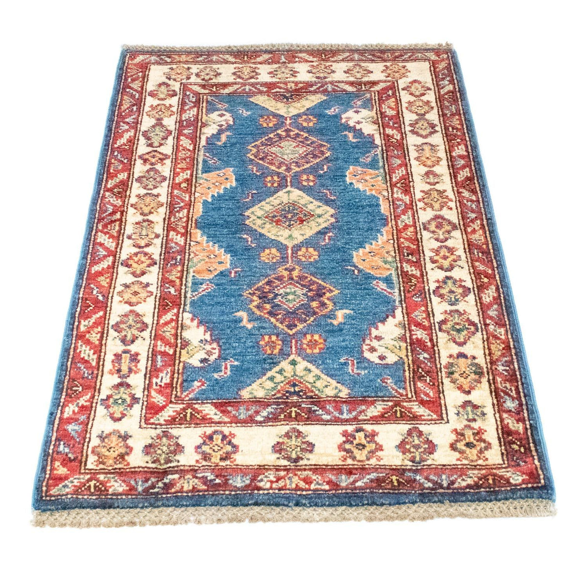 Ziegler Tapijt - Kazak - 97 x 65 cm - blauw