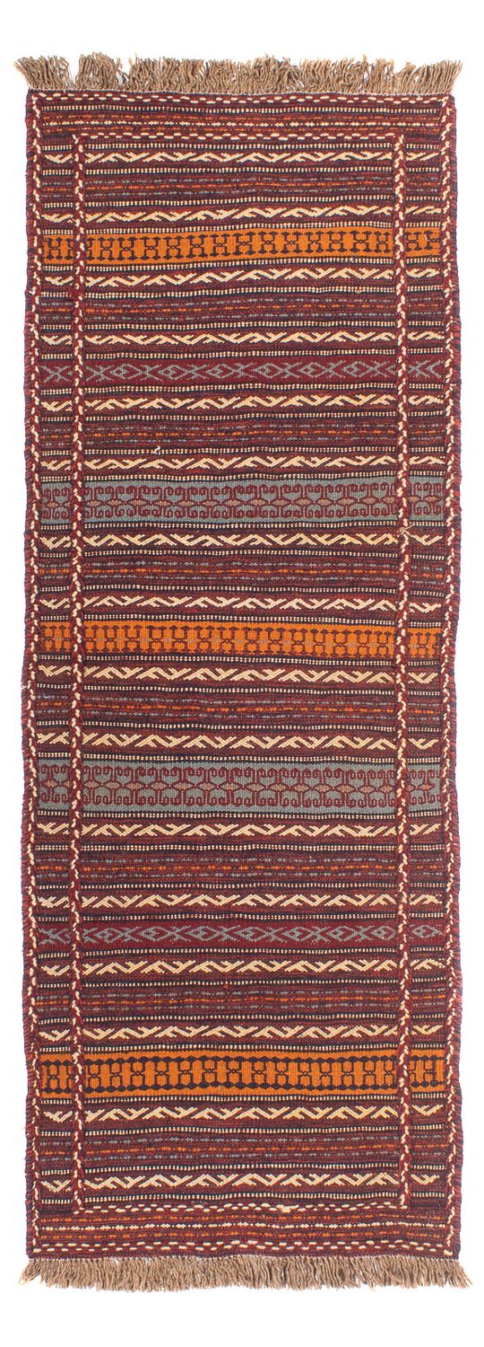 Loper Kelim tapijt - Oosters - 192 x 70 cm - veelkleurig