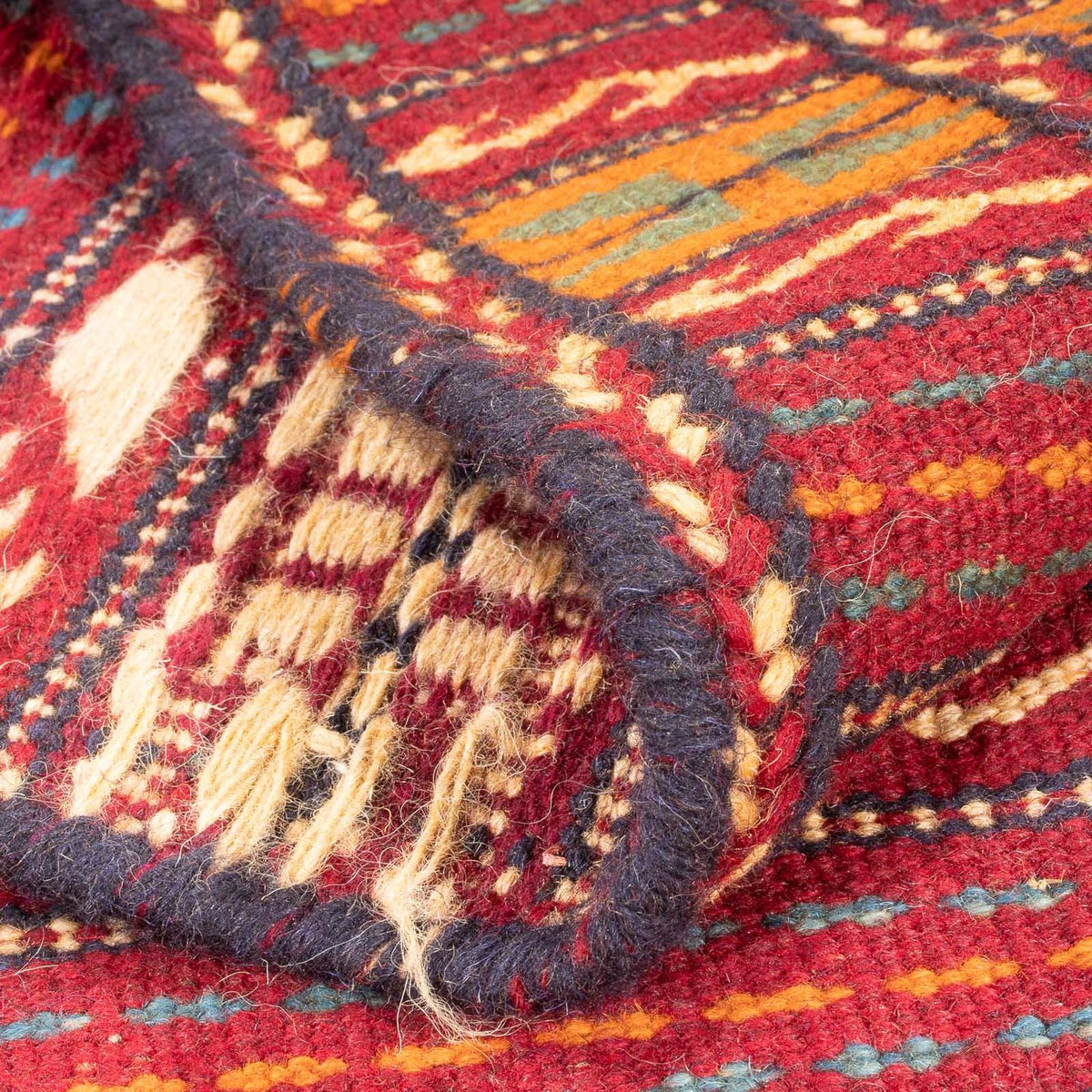 Loper Kelim tapijt - Oosters - 200 x 70 cm - veelkleurig