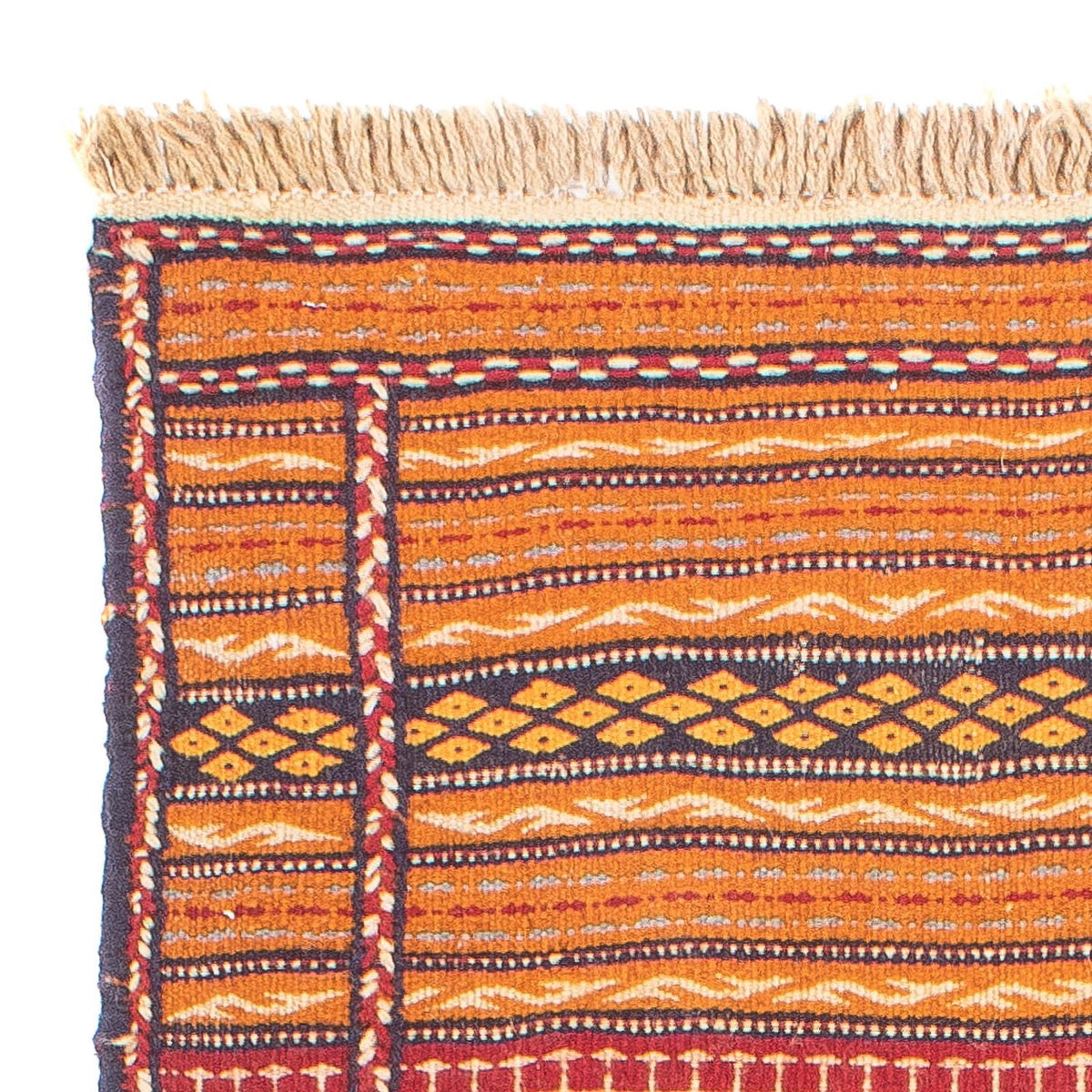 Loper Kelim tapijt - Oosters - 200 x 70 cm - veelkleurig