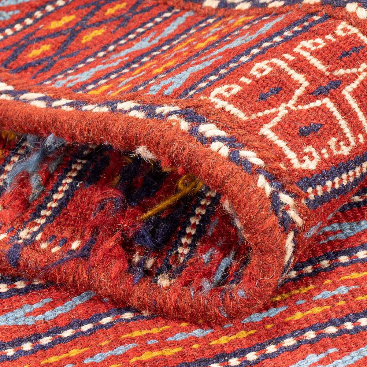 Loper Kelim tapijt - Oosters - 200 x 70 cm - veelkleurig