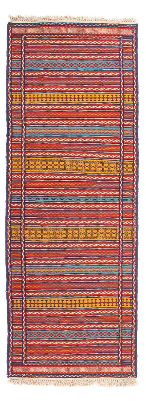 Loper Kelim tapijt - Oosters - 200 x 70 cm - veelkleurig