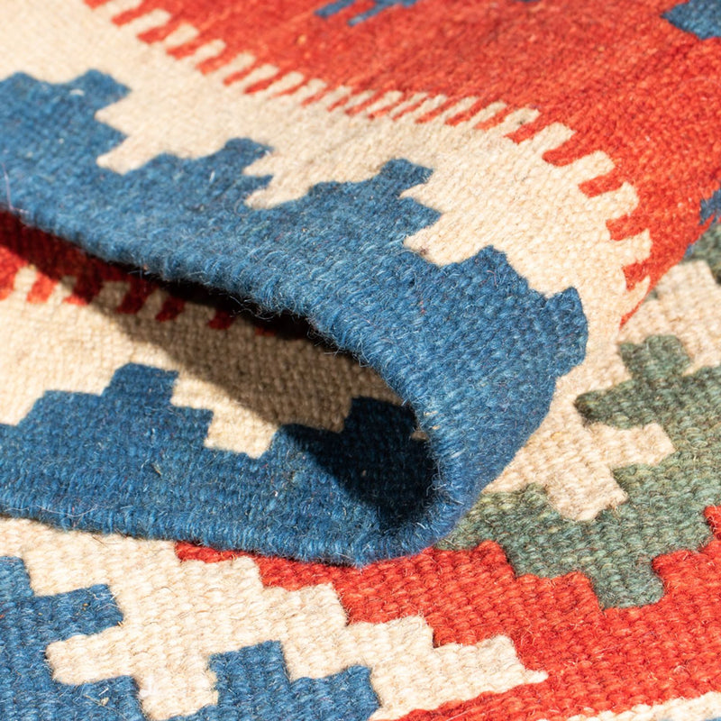 Kelim tapijt - Oosters - 94 x 64 cm - veelkleurig