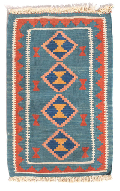 Kilim Fars Tapijt 63x96cm