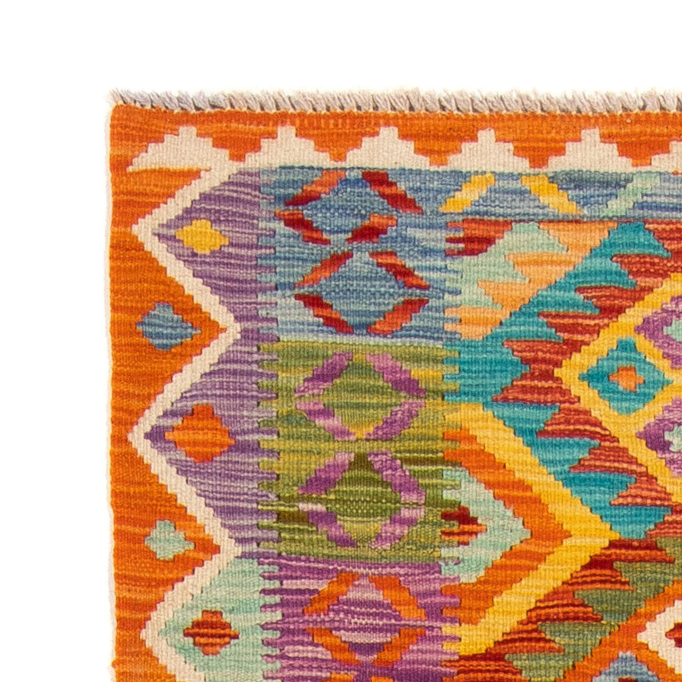 Kilim Maimana Tapijt 210x83cm - Wollen tapijt
