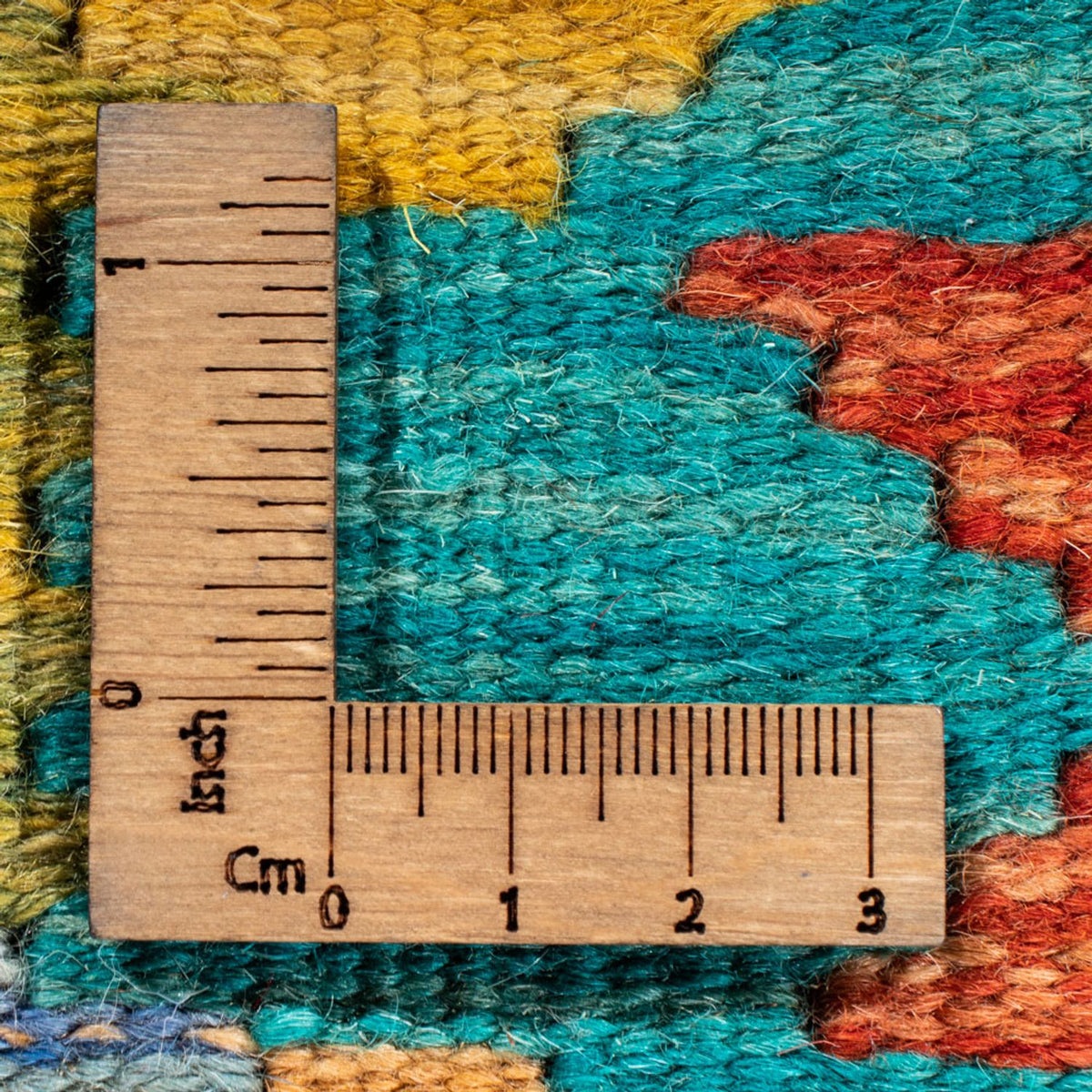 Loper Kelim tapijt - Splash - 210 x 83 cm - veelkleurig