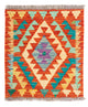 Kilim Maimana Tapijt 52x50cm - Wollen tapijt