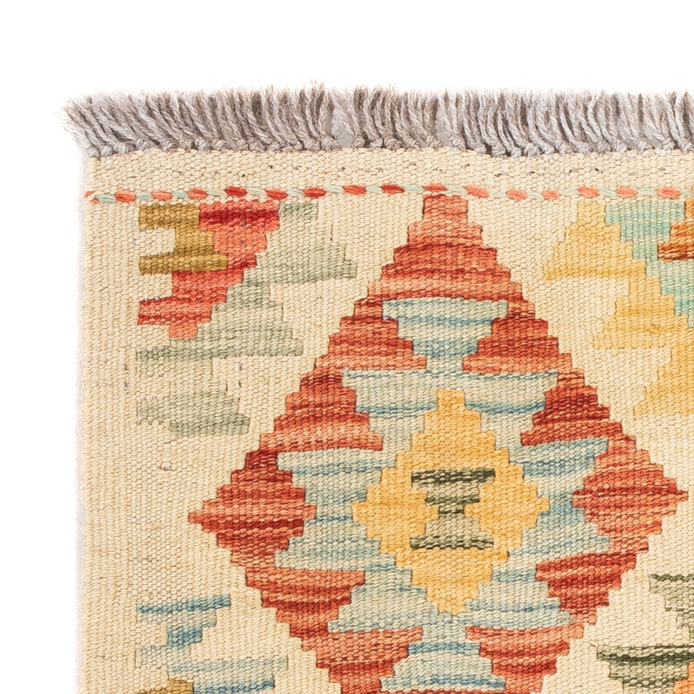 Kilim Maimana Tapijt 52x50cm - Wollen tapijt