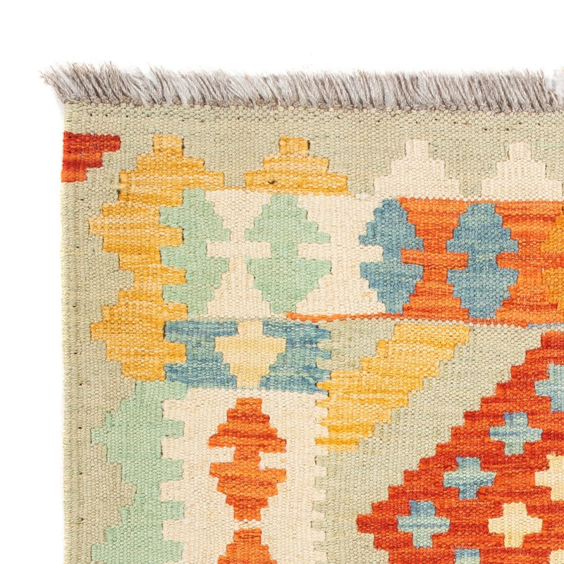 Kelim tapijt - Splash - 89 x 63 cm - veelkleurig