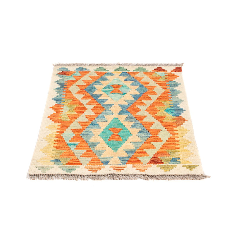 Kelim tapijt - Splash - 89 x 63 cm - veelkleurig