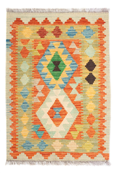 Kilim Maimana Tapijt 63x89cm - Wollen tapijt