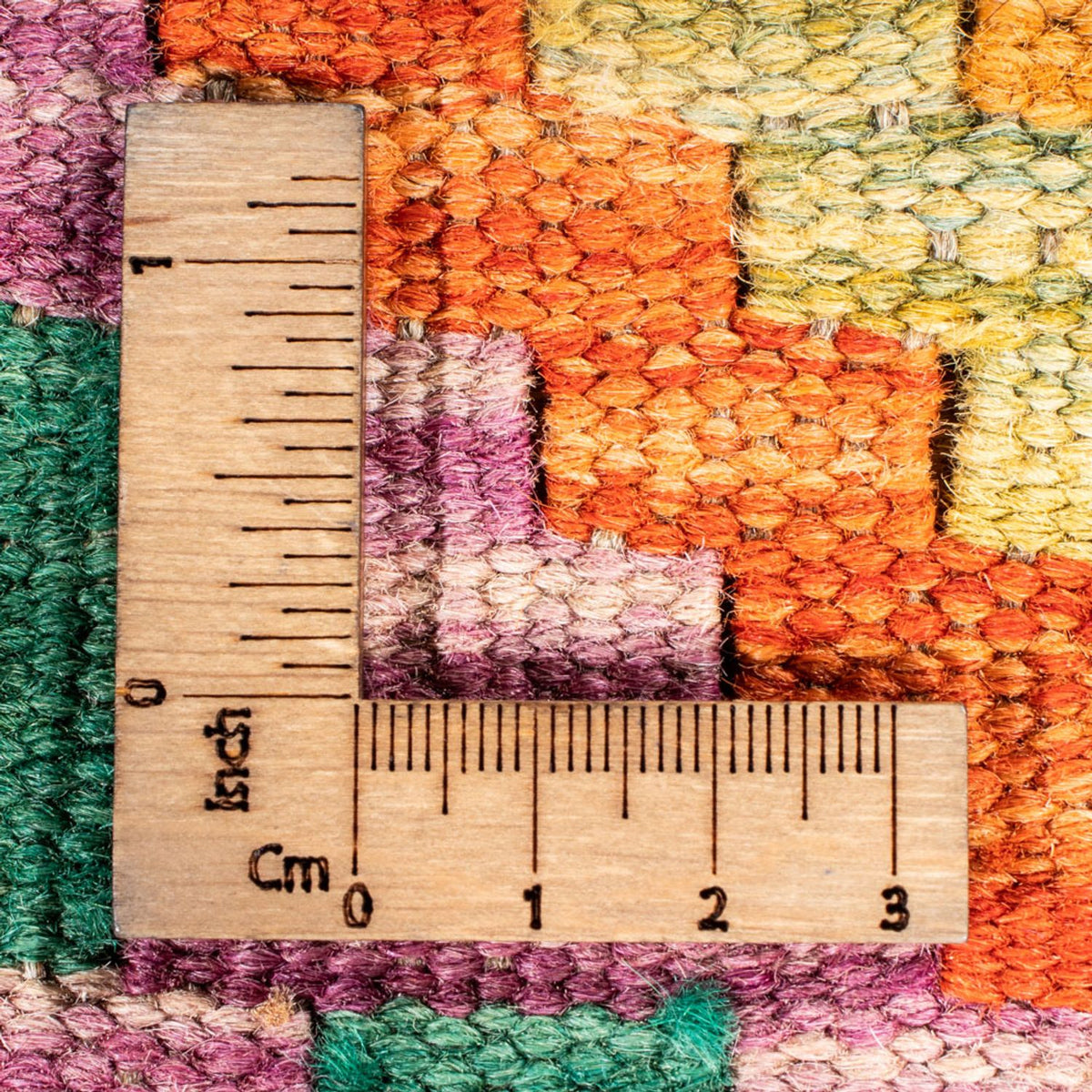 Loper Kelim tapijt - Splash - 297 x 86 cm - veelkleurig