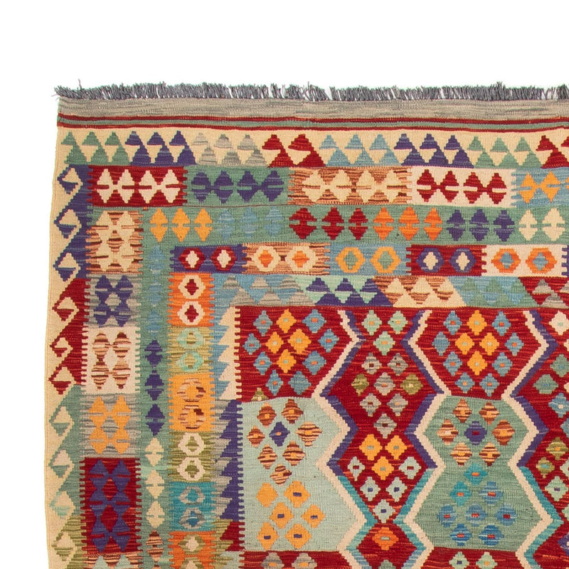 Kelim tapijt - Splash - 359 x 247 cm - veelkleurig