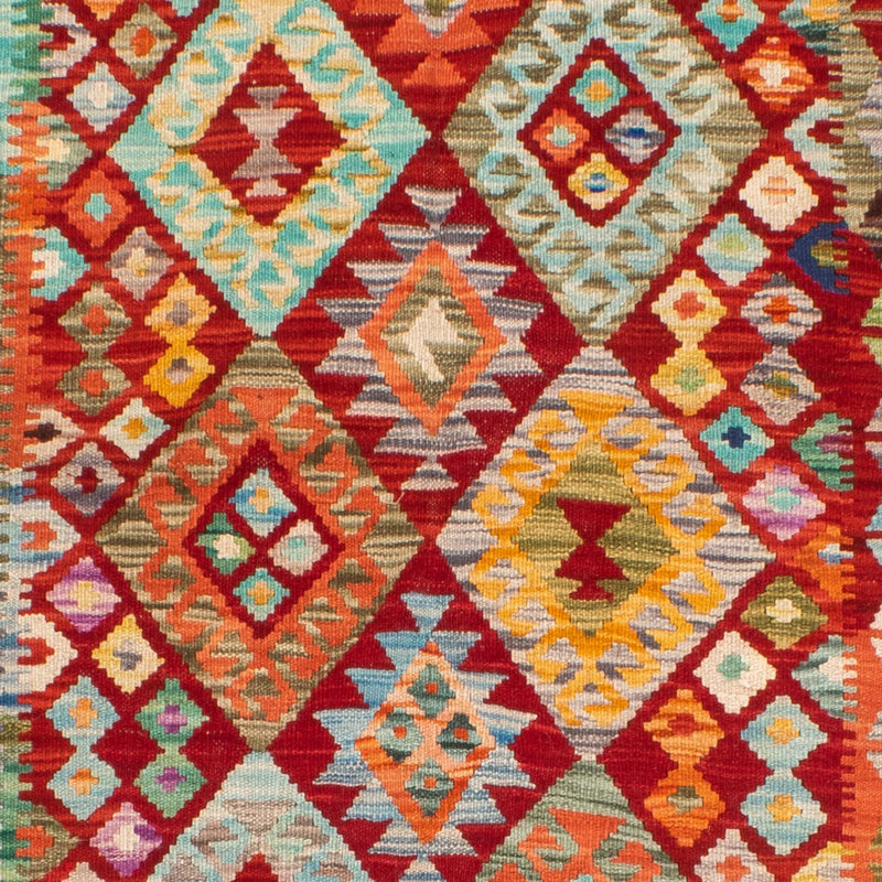 Kelim tapijt - Splash - 183 x 134 cm - veelkleurig