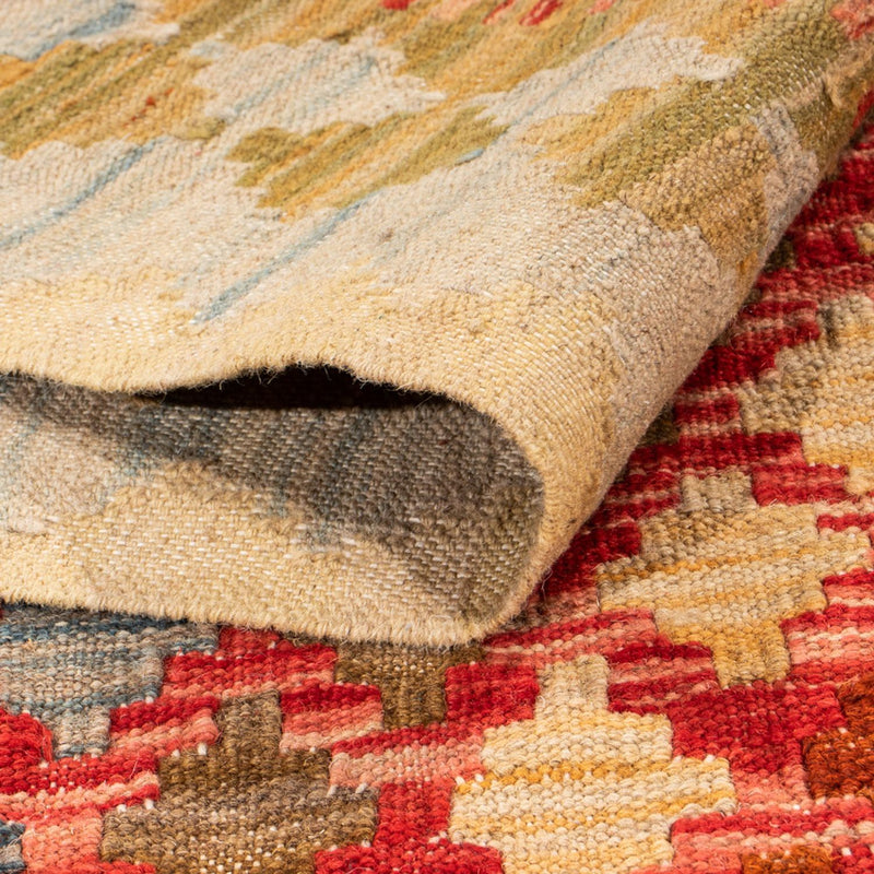 Kelim tapijt - Splash - 193 x 148 cm - veelkleurig