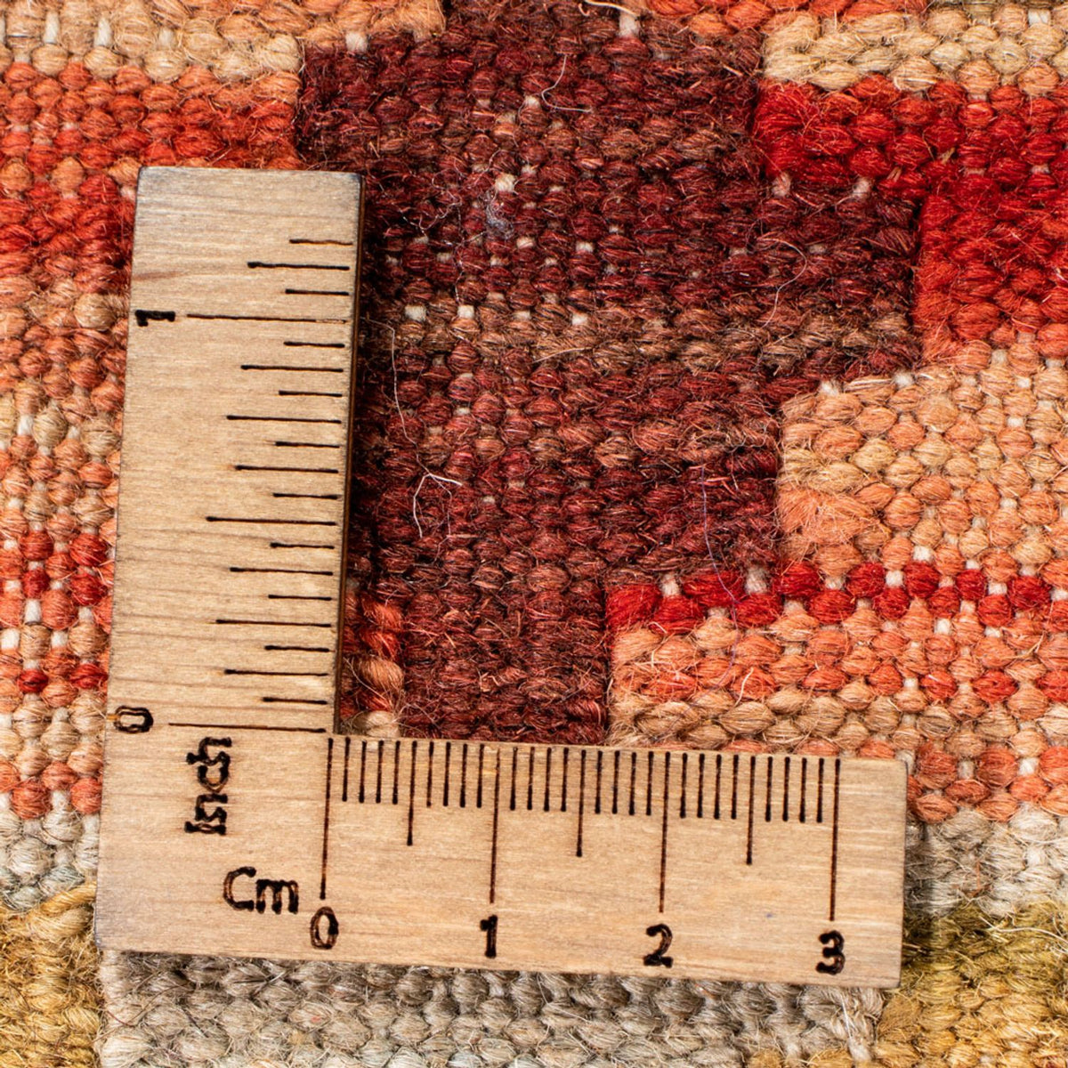 Kelim tapijt - Splash - 193 x 148 cm - veelkleurig