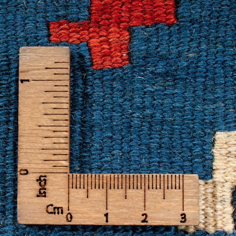 Kelim tapijt - Oosters - 60 x 40 cm - blauw