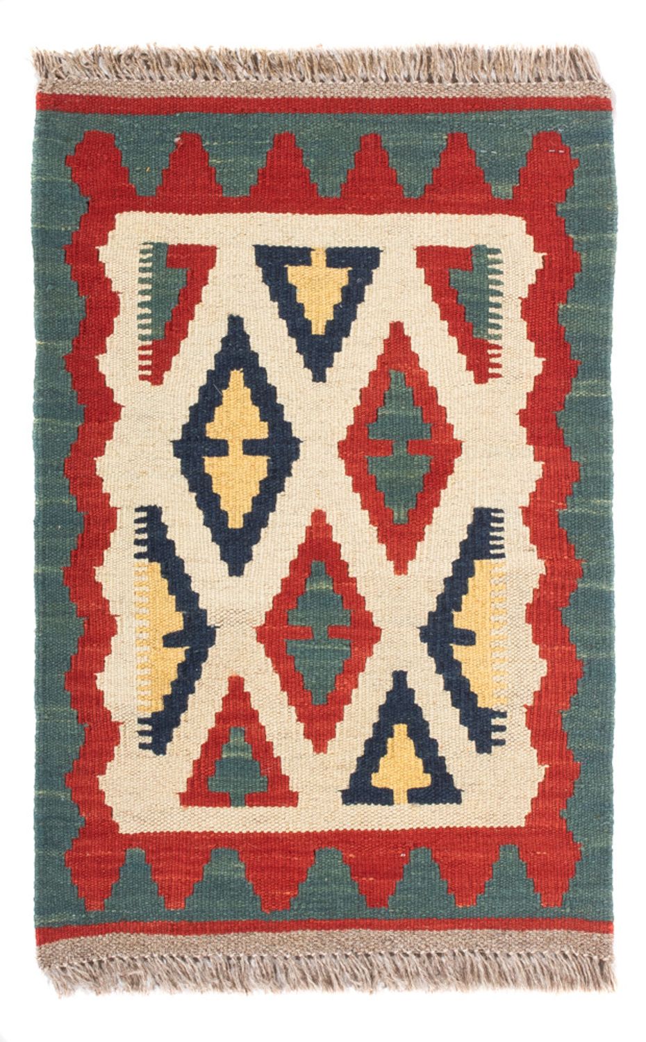 Kelim tapijt - Oosters - 60 x 40 cm - veelkleurig