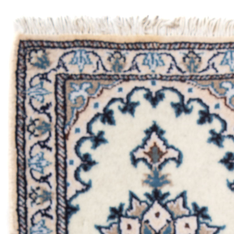 Perzisch tapijt - Nain - 60 x 40 cm - crème