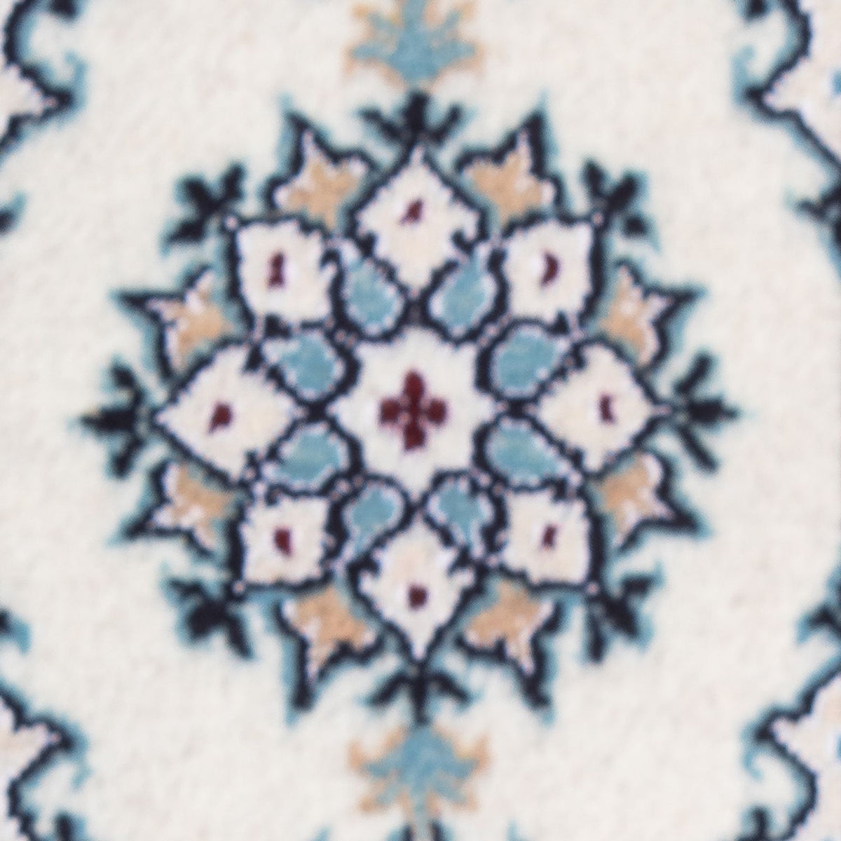 Perzisch tapijt - Nain - 60 x 40 cm - crème