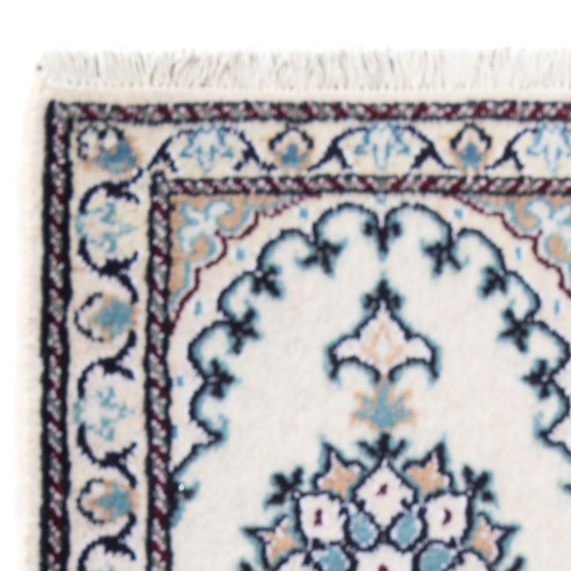 Perzisch tapijt - Nain - 60 x 40 cm - crème