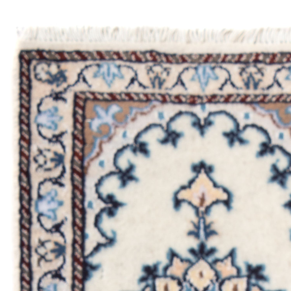 Perzisch tapijt - Nain - 60 x 40 cm - crème