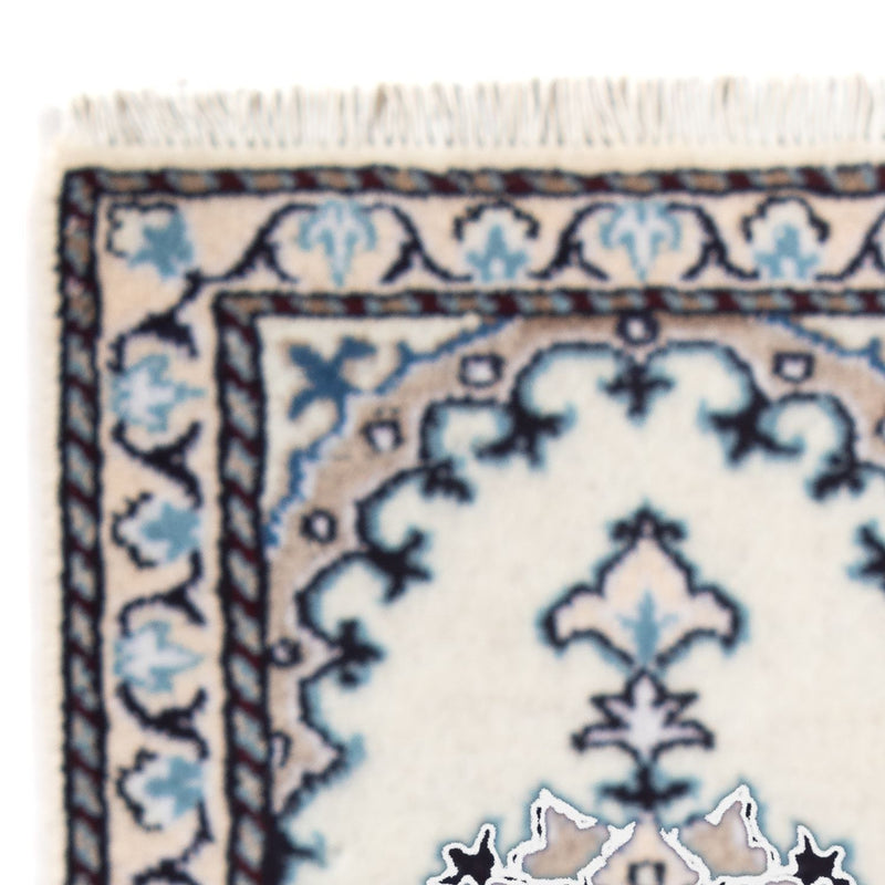 Perzisch tapijt - Nain - 60 x 40 cm - crème