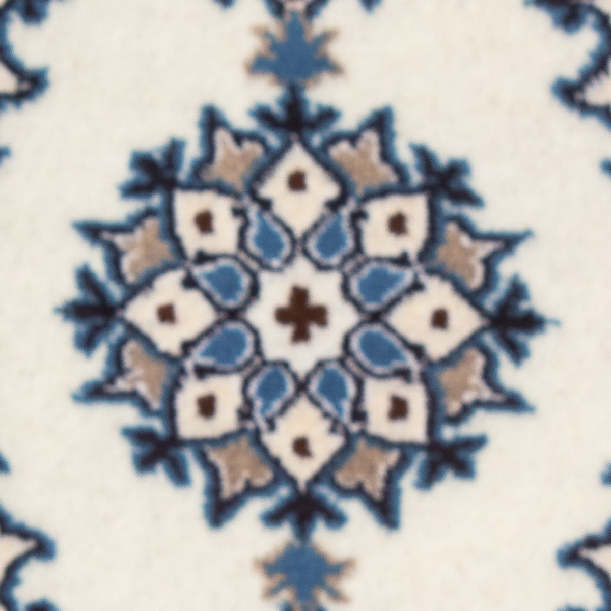 Perzisch tapijt - Nain - 60 x 40 cm - crème