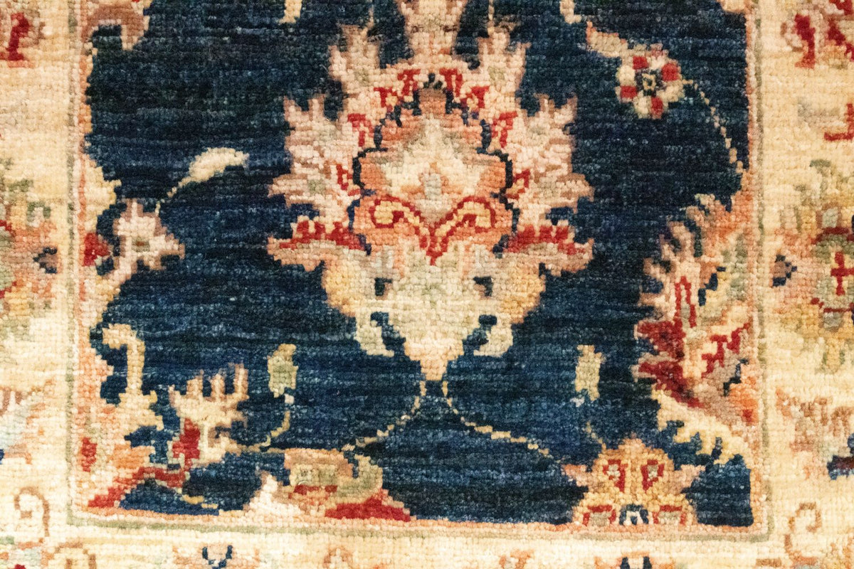 Ziegler tapijt - 102 x 60 cm - blauw