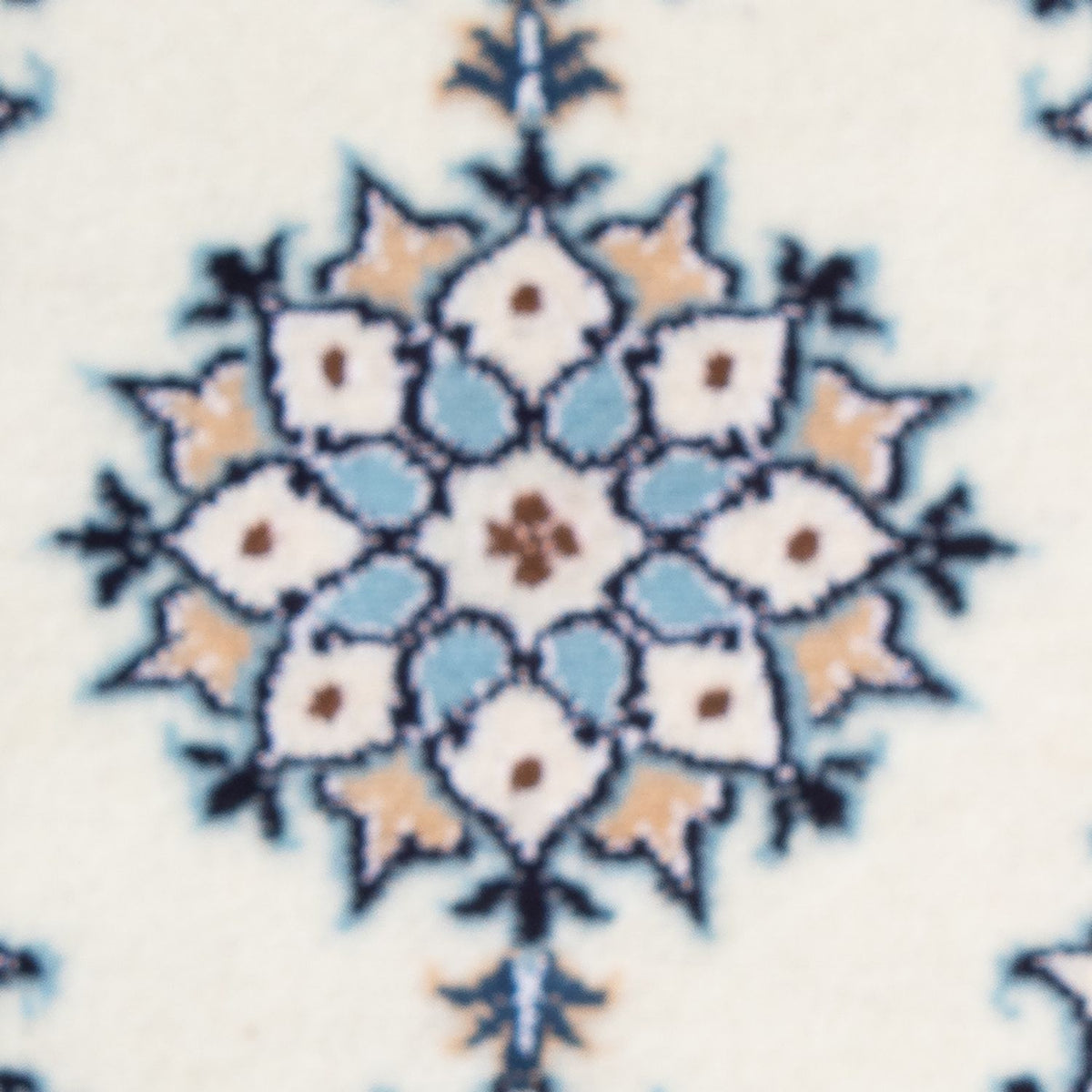 Perzisch tapijt - Nain - 60 x 40 cm - lichtblauw