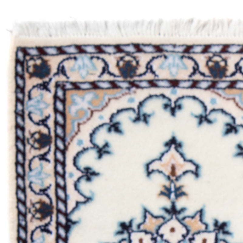 Perzisch tapijt - Nain - 60 x 40 cm - lichtblauw