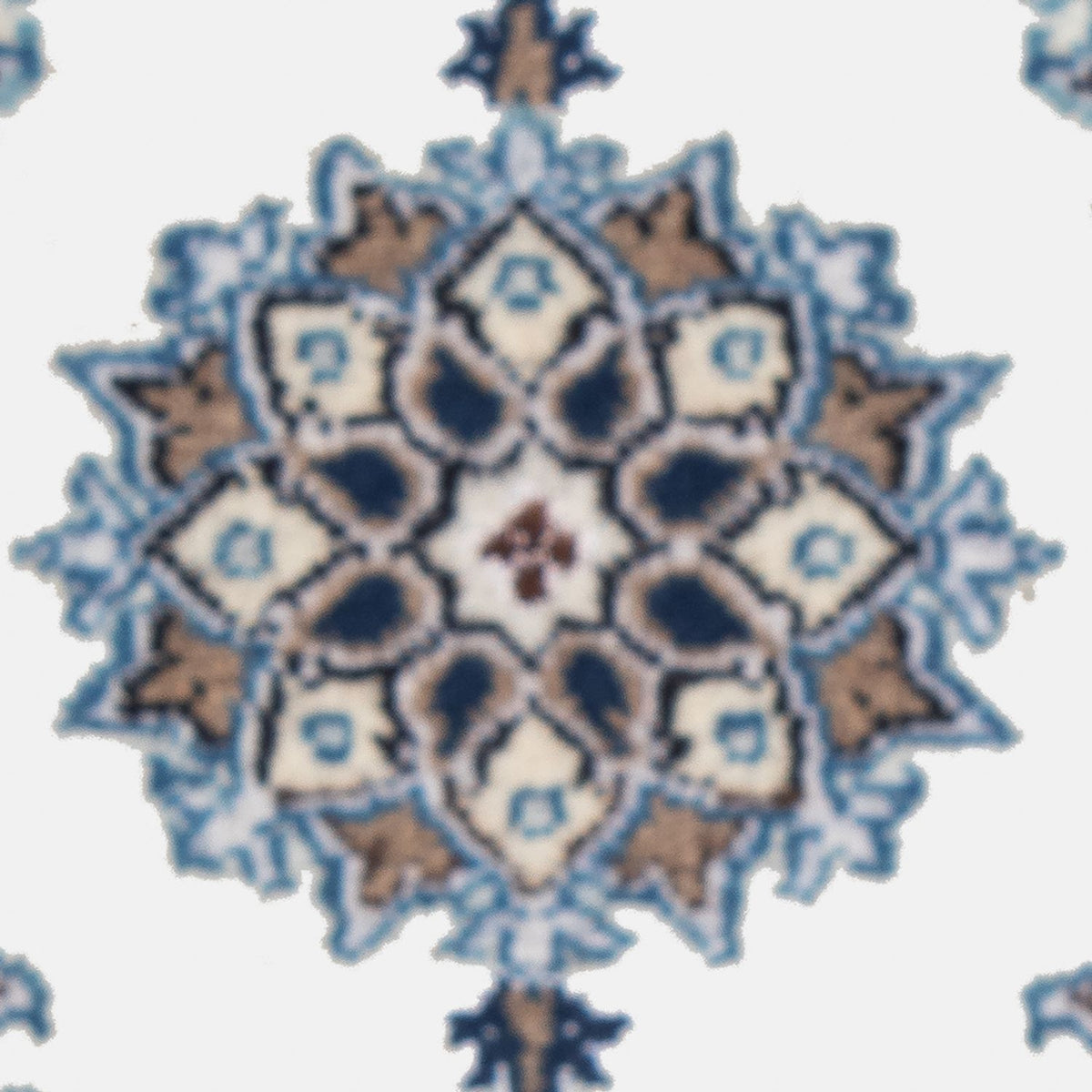 Perzisch tapijt - Nain - 60 x 40 cm - lichtblauw