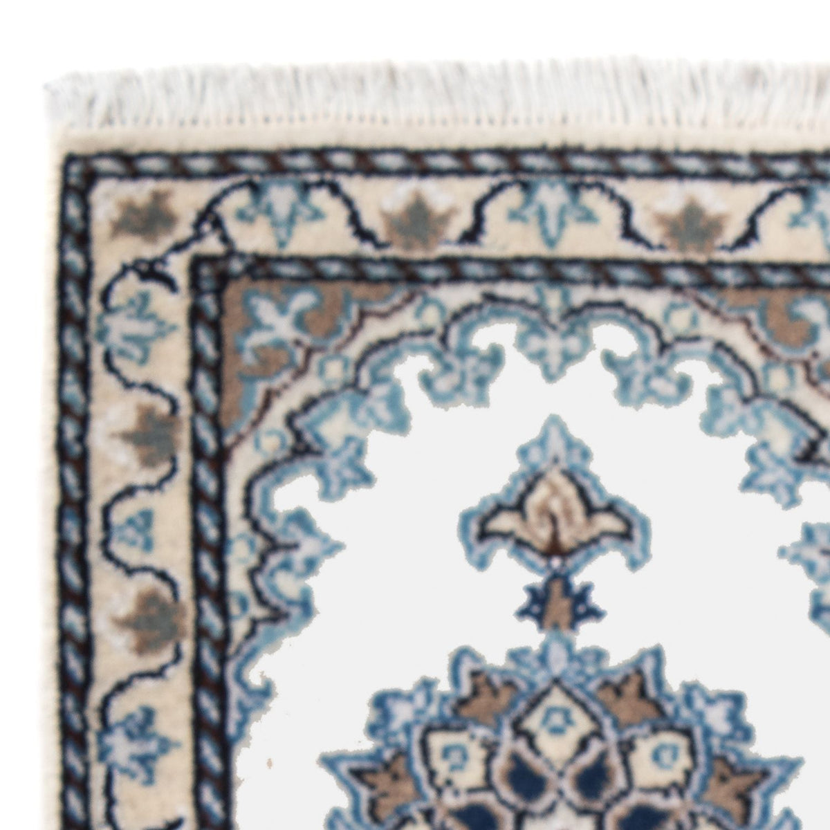 Perzisch tapijt - Nain - 60 x 40 cm - lichtblauw