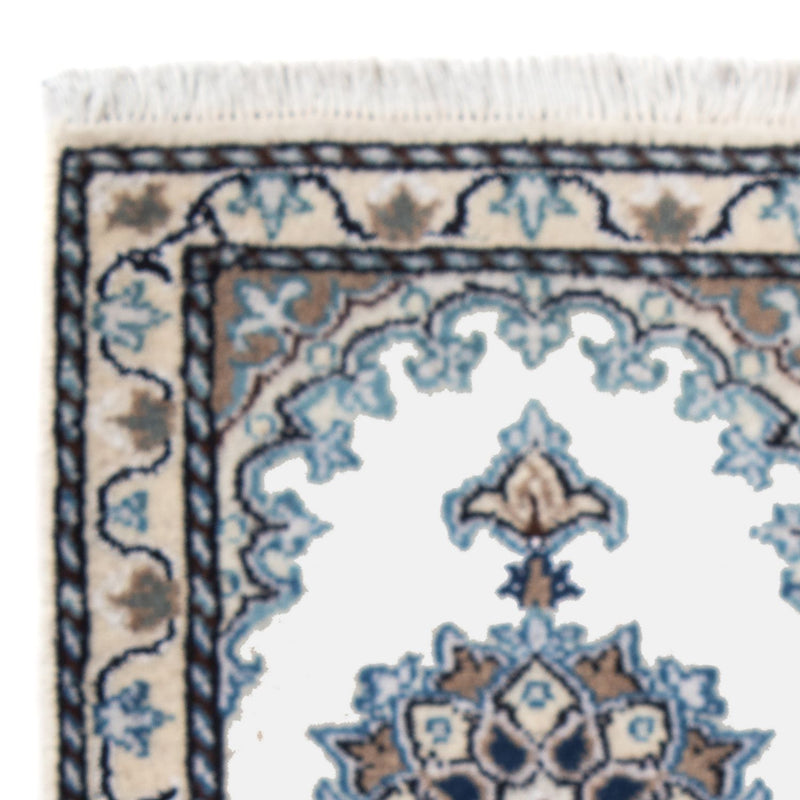 Perzisch tapijt - Nain - 60 x 40 cm - lichtblauw