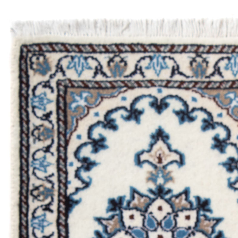 Perzisch tapijt - Nain - 60 x 40 cm - lichtblauw