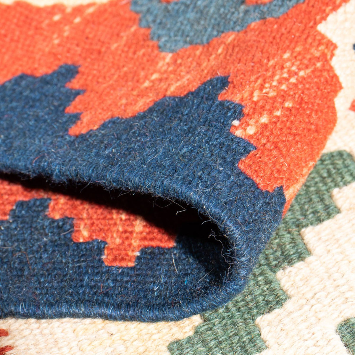 Kelim tapijt - Oosters - 94 x 70 cm - veelkleurig