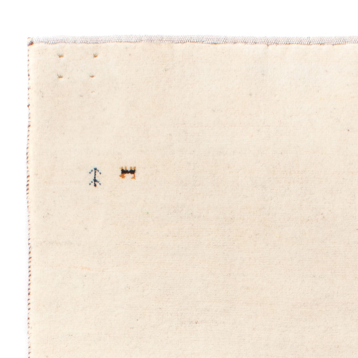 Gabbeh tapijt - Perzisch - 160 x 75 cm - crème