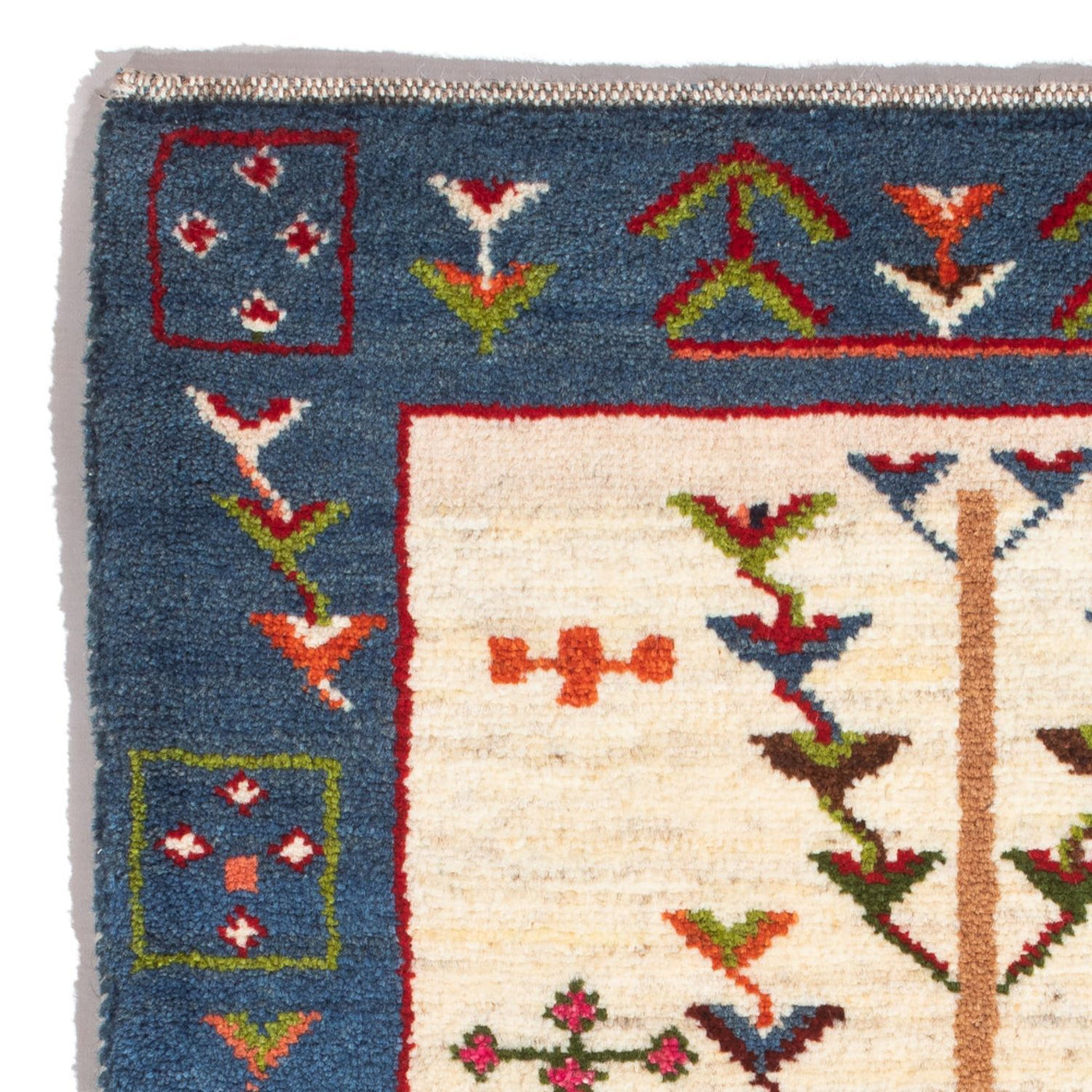 Perzische Gabbeh Tapijt 92x63cm - Perserteppich Wollteppich