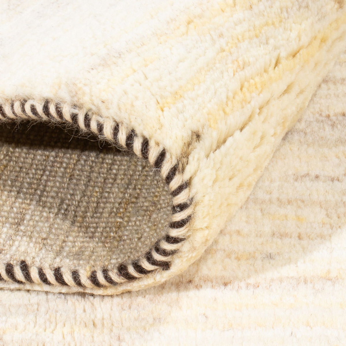 Gabbeh tapijt - Perzisch - 195 x 148 cm - beige